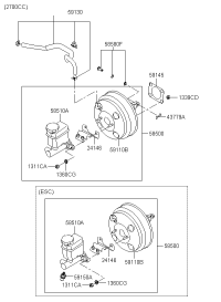 591103F100-BOOSTER ASSY, BRAKE
