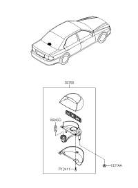 927503C150GF-LAMP ASSY-HMS
