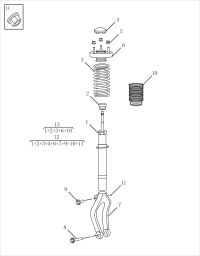 4013002800-Shock absorber fr lh