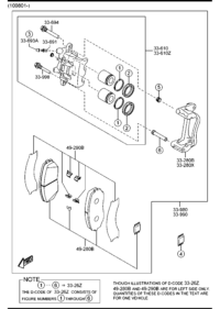 L2Y63328Z-PAD SUB SET,FRT CALI