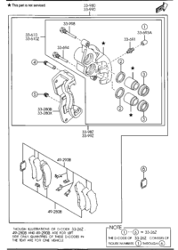 L2Y63326Z-Seal kit-fr brake