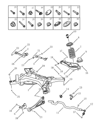 4086005100-REAR STABILIZER BAR CONNECTI