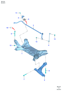 HK295019AB-RAIL ASSY-CURTAIN