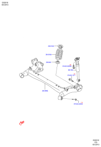 DA1D2870X-SHOCK ABSORBER FRONT LH/L538