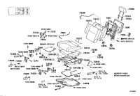 7169260040A0-COVER, REAR SEAT CUSHION HINGE, NO.2