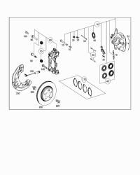0004203102-BRAKE PAD RER-C(W205)