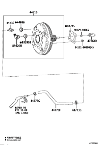 4461048451-BOOSTER ASSY, BRAKE