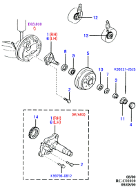 KKY0133075-BEARING-WHEEL OUTER