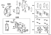 0446526440-PAD KIT, DISC BRAKE, FRONT