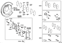 0446626030-PAD KIT, DISC BRAKE, REAR