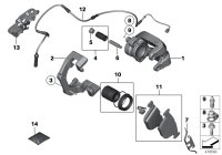 34216793025-BRAKE PAD SET/F20/F30
