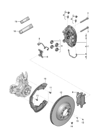 971698451B-Brake pad set no.1 set/disc brake