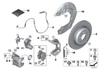 34206880079-BRAKE DISC,RR 1,3,3C VENT-E92