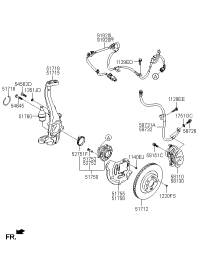 587323M000-HOSE-BRAKE FRONT,RH
