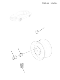 22526184-WHEEL NUT