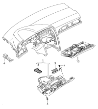 4F1863075J-Glove box