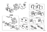 0446630122-PAD KIT, DISC BRAKE, REAR