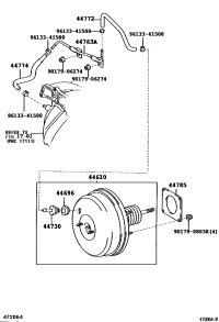 4461042140-BOOSTER ASSY, BRAKE