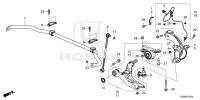 51211T80H00-Knuckle, r fr steering