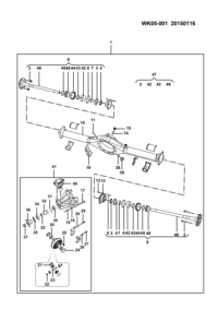 23864397-HOUSING ASSY, REAR AXLE