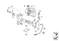 34356757896-Sensor, brake pad wear
