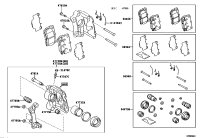 0446630240-PAD KIT, DISC BRAKE, REAR