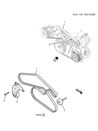25192524-Belt, a/c compressor & p/s pump