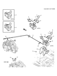 20934843-Control, automatic transmission (replace 96989253/96625448) (incl. 2-6)