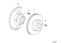 34116757747-BRAKE DISC,RR 1,3,3C VENT-E92