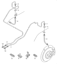 4F0611775D-HOSE-BRAKE RR