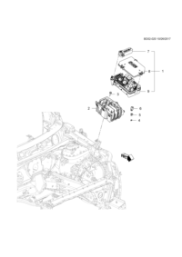39058246-Block, engine wiring harness (UEC) (label 39058246)