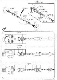 FG2022540-BOOT SET,INNER JOINT