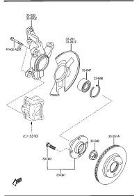 DG8033251-ROTOR DISC BRAKE *