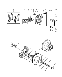 5102061AA-PAD KIT FRONT DISC BRAKE