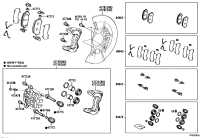 0446533490-PAD KIT, DISC BRAKE, FRONT