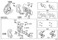 0446526420-PAD KIT, DISC BRAKE, FRONT