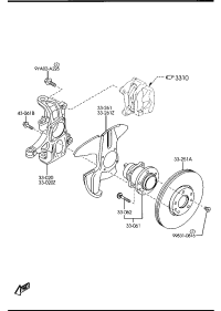 NE513304X-Hub, wheel
