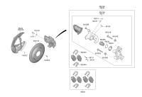 58302CYA00-Pad kit-rear disc brake