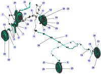 3500280U8010-Pipe assy-joint rr brake hard, lh