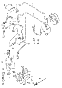 7L0611932T-Pipe, vacuum w/check