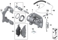 34356792564-Sensor, brake pad wear