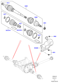 IED000062-Shaft-front axle