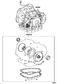 0435152600-GASKET KIT, TRANSAXLE OVERHAUL(ATM)