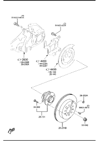 L2142615XB-BEARING & HUB