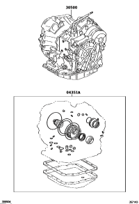 3050042250-TRANSAXLE ASSY, AUTOMATIC