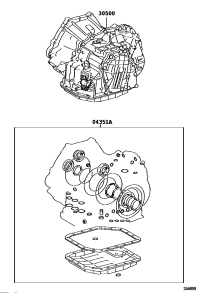 0435112610-GASKET KIT, TRANSAXLE OVERHAUL(ATM)