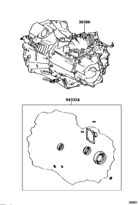 3030042190-Transaxle assy-manual