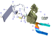 8126100U8510-Main body assy, air conditioner