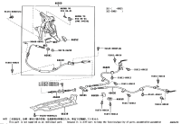 4644047050-CABLE ASSY, PARKING BRAKE, NO.4