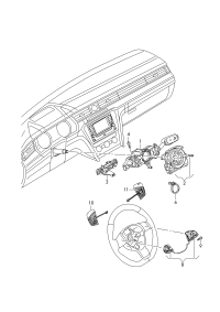 5Q1953521HN-Switch, steering